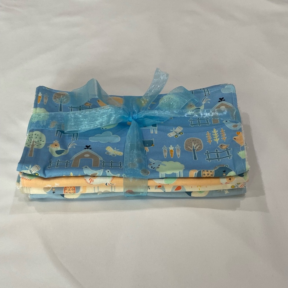 Farm Themed Burp Cloths - Handmade